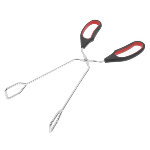 GARIOUANS Edelstahl Grillzange Barbecue Clip mit Scharfen Klemmen für Sicheres Greifen von Lebensmitteln Langlebig Hitzebeständig zum Wenden Beim Grillen und Kochen Küche von GARIOUANS