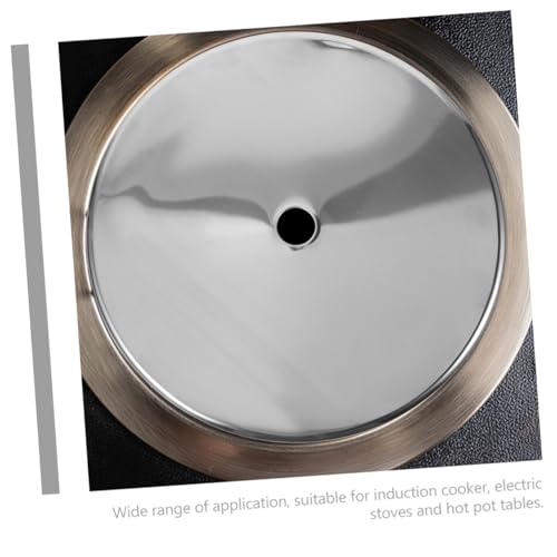 GARIOUANS Edelstahl Induktionsherd Adapterplatte Hitzediffusor Ring Sinking Ring für Küche Vielseitig Einsetzbar für Induktions Elektroherde Robust und Pflegeleicht für Hotpot tische und von GARIOUANS