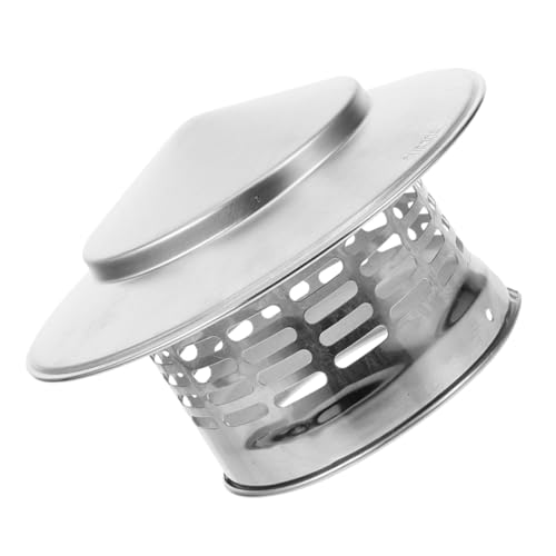 GARIOUANS Edelstahl Schornsteinkappe Regenhaube Kaminabdeckung Dachentlüfter Wetterfest Einfach zu Montieren Für Außen Kamin und Ofenrohr Zubehör GARIOUANS Edelstahl Schornsteinkappe Regenhaube Kaminabdeckung Dachentlüfter Wetterfest Einfach zu Montieren Für Außen Kamin und Ofenrohr Zubehör von GARIOUANS