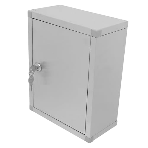 GARIOUANS Edelstahl Wandbox mit Schloss Vorschlags Umfragebox für Schulen und Öffentliche Orte Sichere Aufbewahrung für Briefe Spenden Stimmzettel Abschließbar Langlebig von GARIOUANS