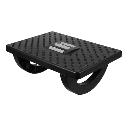 GARIOUANS Ergonomische rutschfeste Fußstütze mit Wippfunktion Leichter Material Hocker für Büro Wohnzimmer und Zuhause Praktischer Fußhocker unter Schreibtisch Vielseitig Einsetzbar von GARIOUANS