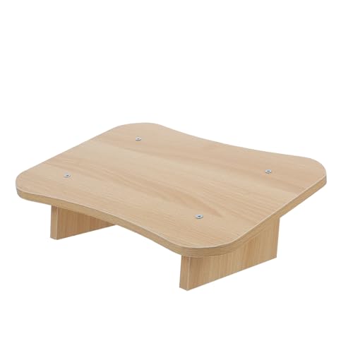GARIOUANS Ergonomischer Fußhocker aus Holz Praktischer Office Desk Footrest rutschfeste Fußablage für Schreibtisch und Zuhause Kompakter Leichter Stepping Stool zur Entlastung von Beinen von GARIOUANS