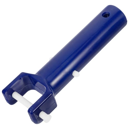 GARIOUANS Ergonomischer Pool Bodensauger Griff Ersatzteil mit Blauem Handgriff Langlebiges Reinigungszubehör Einfache Installation Kompatibel für Schwimmbadreinigung Vielseitiges Poolpflege von GARIOUANS
