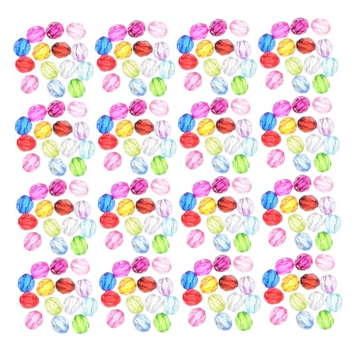 GARIOUANS Facettierte Perlen Kunststoff Spacer Beads für Schmuckherstellung Armbänder Halsketten DIY Bastelperlen für Ohrringe Haaraccessoires Packung GARIOUANS Facettierte Perlen Kunststoff Spacer Beads für Schmuckherstellung Armbänder Halsketten DIY Bastelperlen für Ohrringe Haaraccessoires Packung von GARIOUANS