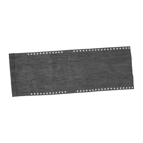 GARIOUANS Faltbarer Lounge Stuhl Ersatzstoff Atmungsaktiv Strapazierfähig Outdoor Klappstuhl Reparaturbezug Robust Tragbar für Camping Garten Terrasse Schwarz von GARIOUANS