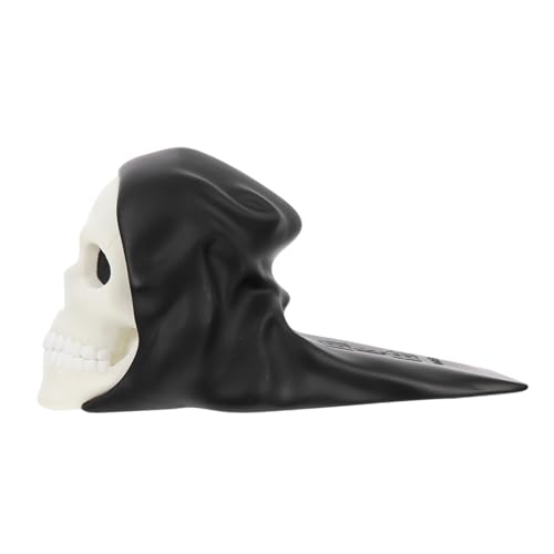GARIOUANS Flexible Halloween Türstopper aus Robustem PVC Rutschfest und Stoßfest Leuchtender Totenkopf Design Schützt Türen vor Zuschlagen für Innenbereich und Kinderzimmer von GARIOUANS