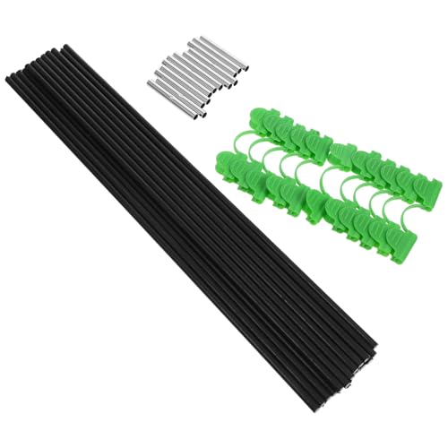 GARIOUANS Gartenbogen Set aus Robusten Fiberglasstäben Flexibel Höhenverstellbar Wetterbeständige Gewächshausrahmen für Hochbeete als Folien Netz pflanztunnelstütze GARIOUANS Gartenbogen Set aus Robusten Fiberglasstäben Flexibel Höhenverstellbar Wetterbeständige Gewächshausrahmen für Hochbeete als Folien Netz pflanztunnelstütze von GARIOUANS