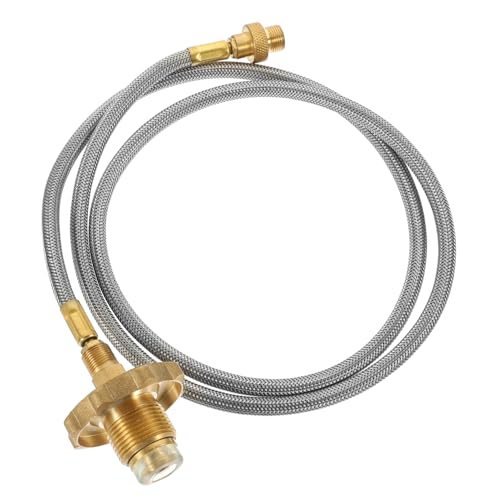 GARIOUANS Gasgrill Schlauch mit Lb zu Lb Adapter Robuster Metall Gasschlauch für Outdoor Camping Langlebiger Schlauch mit Druckminderer Sicherer Propantank Adapter für Campingkocher und GARIOUANS Gasgrill Schlauch mit Lb zu Lb Adapter Robuster Metall Gasschlauch für Outdoor Camping Langlebiger Schlauch mit Druckminderer Sicherer Propantank Adapter für Campingkocher und von GARIOUANS