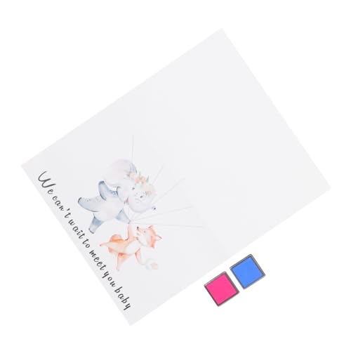GARIOUANS Gender Reveal Fingerabdruck Baum mit Poster Stempelkissen Blau und Klebepunkte Party Deko für Babyparty und Geschlecht für Unvergessliche Momente GARIOUANS Gender Reveal Fingerabdruck Baum mit Poster Stempelkissen Blau und Klebepunkte Party Deko für Babyparty und Geschlecht für Unvergessliche Momente von GARIOUANS