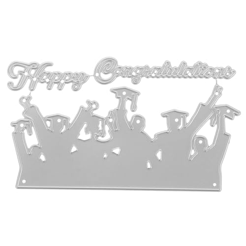 GARIOUANS Graduation Stanzschablone Kohlenstoffstahl DIY Karten Basteln für Scrapbooking und Album Dekoration GARIOUANS Graduation Stanzschablone Kohlenstoffstahl DIY Karten Basteln für Scrapbooking und Album Dekoration von GARIOUANS