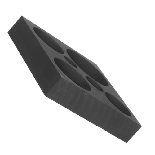 GARIOUANS Graphit Ingot Gießform mit Sechsfachem Ölkanal Hitzebeständiger Gussform für Gold und Silberschmelze Metallraffinierung Präzise Schmuckgießform für Aluminium Kupfer Messing von GARIOUANS