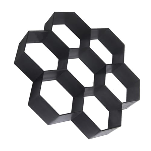 GARIOUANS Hexagon Pflastersteinform Kunststoff für Gartenwege Wiederverwendbare DIY Gehweg Schalungsform Manuelle für Terrassen Einfahrten und Gartenpfade Einfache Handhabung Schwarz GARIOUANS Hexagon Pflastersteinform Kunststoff für Gartenwege Wiederverwendbare DIY Gehweg Schalungsform Manuelle für Terrassen Einfahrten und Gartenpfade Einfache Handhabung Schwarz von GARIOUANS