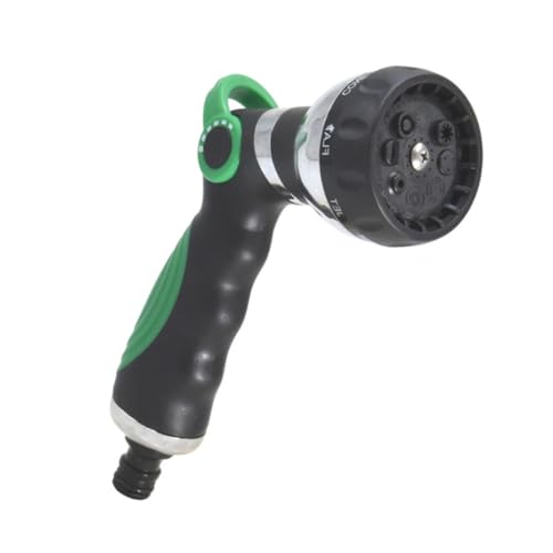 GARIOUANS Hochdruck Gartenbrause mit Ergonomischem Griff Langlebige Spritzdüse für Gartenschlauch Vielseitiges Bewässerungswerkzeug mit Einstellbaren Wasserstrahlmustern für Pflanzenpflege von GARIOUANS