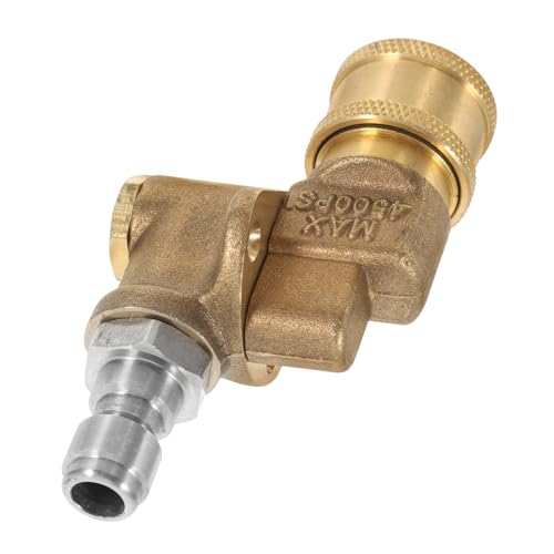 GARIOUANS Hochdruckreiniger Adapter Schwenkbar Schnellverbinder Druckwaschdüse für Fahrzeugunterseite Poolreinigung Gartenschlauch Zubehör von GARIOUANS
