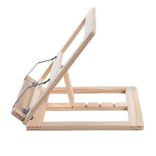 GARIOUANS Holz Buchständer Leseständer Verstellbar mit Sicherem Holzmaterial für Schreibtisch Erwachsene Vielseitiger Desktop Buchhalter Leseständer für Bücher Kochbücher und Notizen GARIOUANS Holz Buchständer Leseständer Verstellbar mit Sicherem Holzmaterial für Schreibtisch Erwachsene Vielseitiger Desktop Buchhalter Leseständer für Bücher Kochbücher und Notizen von GARIOUANS
