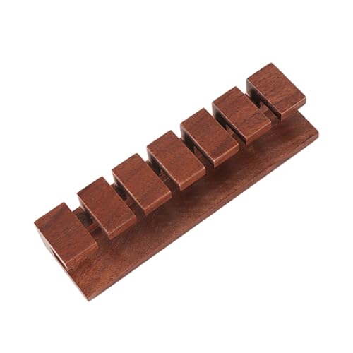 GARIOUANS Holz Kabelclip aus Schwarzem Walnussholz Selbstklebender Kabelhalter für Schreibtisch Langlebiger Kabel Organizer mit Starkem Klebepad für Saubere Kabelaufbewahrung und Einfaches GARIOUANS Holz Kabelclip aus Schwarzem Walnussholz Selbstklebender Kabelhalter für Schreibtisch Langlebiger Kabel Organizer mit Starkem Klebepad für Saubere Kabelaufbewahrung und Einfaches von GARIOUANS