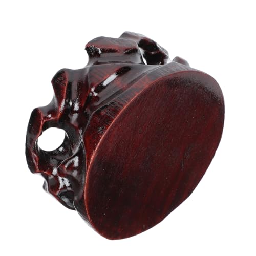 GARIOUANS Holzsockel für Buddha Figurine Dekorativer Holzständer mit Flachem Boden Stabiler Holzdisplay Basis Handgefertigter Holzsockel für Blumentöpfe und Teekannen Leichter Langlebiger von GARIOUANS