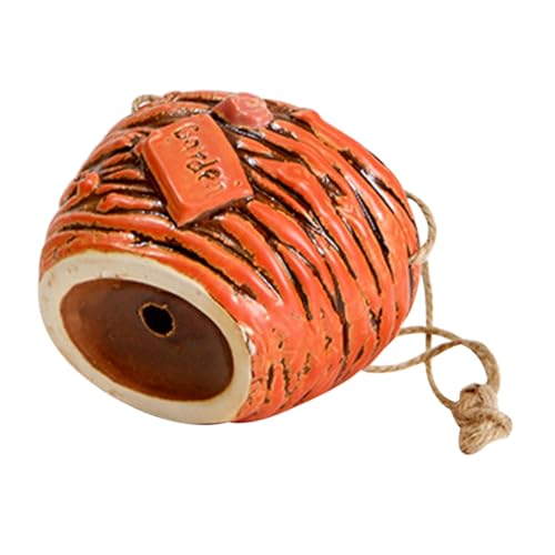 GARIOUANS Keramik Hängetopf mit Robustem Hanfseil Platzsparend und Langlebig für Innen Außenbereiche Dekorativer Pflanzhalter für Balkon und Wohnraum Vielseitiger Blumentopf für von GARIOUANS