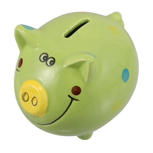 GARIOUANS Keramik Spardose Sparschwein Piggy Bank Münzaufbewahrung für Jungen Mädchen Geburtstagsgeschenk Niedliches Design Fördert Sparverhalten und Finanzkompetenz im Kinderzimmer von GARIOUANS