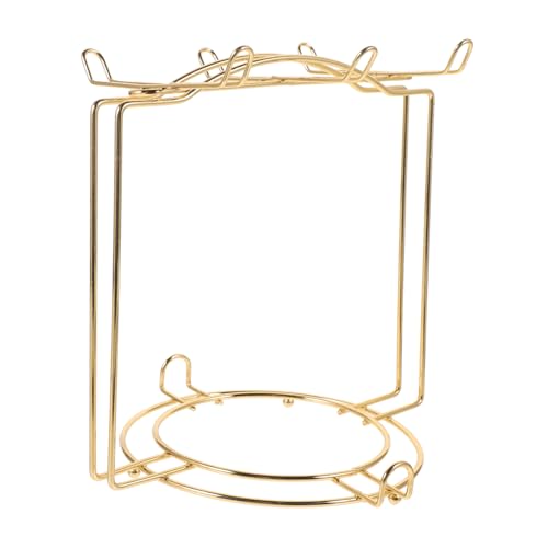 GARIOUANS Küchenorganizer aus Kaffeetassenhalter für Stabiler Teller Organizer für Arbeitsplatte und Schrank Multifunktionale Aufbewahrungslösung Gold von GARIOUANS