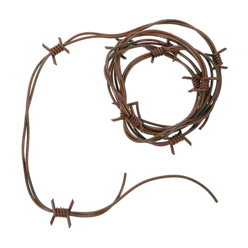 GARIOUANS Künstlicher Stacheldraht Girlande Halloween Deko Simulation Stacheldraht Party Requisite für Gruselige Geisterhaus Dekoration und Halloween Party Hintergrund GARIOUANS Künstlicher Stacheldraht Girlande Halloween Deko Simulation Stacheldraht Party Requisite für Gruselige Geisterhaus Dekoration und Halloween Party Hintergrund von GARIOUANS