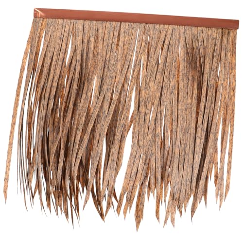 GARIOUANS Künstliches Strohdach Realistisch Geformt Wetterfest Schwer Entflammbar für Gartendach Gartenhaus Terrasse Natürliche Optik Dekoratives Reetdach für Außenbereich DIY GARIOUANS Künstliches Strohdach Realistisch Geformt Wetterfest Schwer Entflammbar für Gartendach Gartenhaus Terrasse Natürliche Optik Dekoratives Reetdach für Außenbereich DIY von GARIOUANS