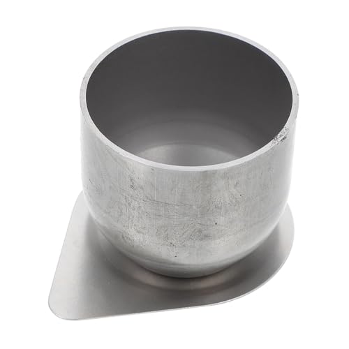 GARIOUANS Labor Eisen Tiegel mit Deckel Hitzebeständig Vielseitiger Schmelztiegel für Labor Chemie Pharma Robustes Material für Präzise Experimente und Analyse von GARIOUANS