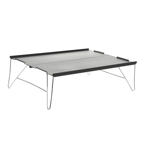 GARIOUANS Leichter Klappbarer Campingtisch aus Aluminiumlegierung Ultrakompakt Tragbar Stabiler Outdoor Tisch für Picknick Camping Garten und Strand Praktischer Mini Picknicktisch GARIOUANS Leichter Klappbarer Campingtisch aus Aluminiumlegierung Ultrakompakt Tragbar Stabiler Outdoor Tisch für Picknick Camping Garten und Strand Praktischer Mini Picknicktisch von GARIOUANS