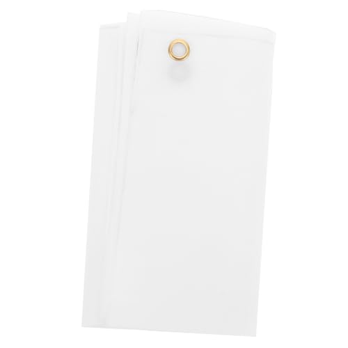 GARIOUANS Leinwand Banner Weiß Blanko DIY Gartenflagge Wetterfest Für Hochzeit Party Geburtstag Indoor Outdoor Dekoration von GARIOUANS