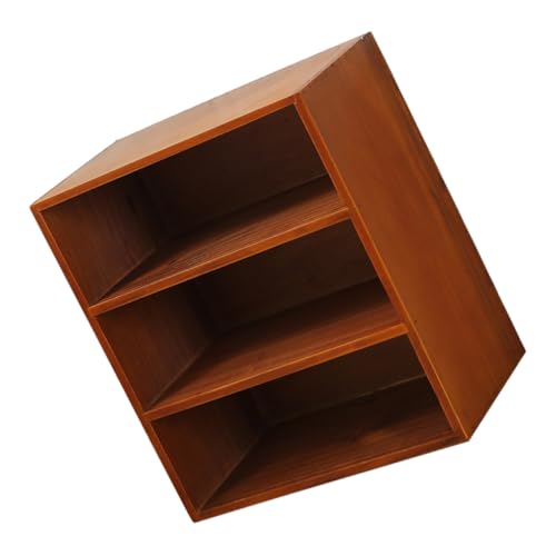 GARIOUANS Massives Holz Regal Stöckig Multifunktionaler Desktop Organizer für Bücher Teetassen Makeup Natürlicher Stauraum für Büro Wohnzimmer und Schlafzimmer GARIOUANS Massives Holz Regal Stöckig Multifunktionaler Desktop Organizer für Bücher Teetassen Makeup Natürlicher Stauraum für Büro Wohnzimmer und Schlafzimmer von GARIOUANS