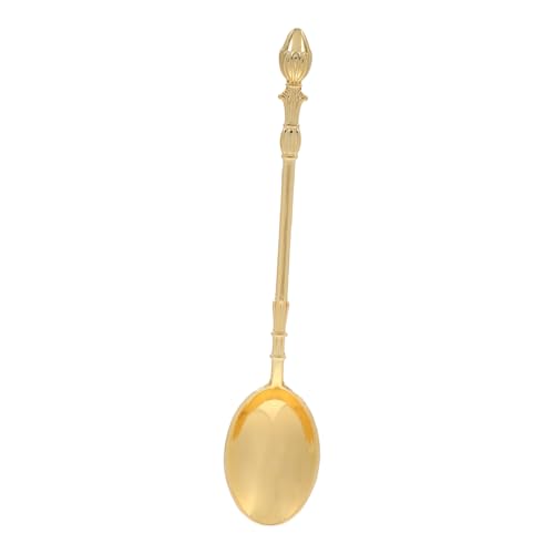 GARIOUANS Mini Dessertlöffel aus Langlebiger Legierung Vielseitiger Espressolöffel für Kaffee Eis Obst und Suppe Kompakt und Niedlich für Küche und Tisch Goldfarben GARIOUANS Mini Dessertlöffel aus Langlebiger Legierung Vielseitiger Espressolöffel für Kaffee Eis Obst und Suppe Kompakt und Niedlich für Küche und Tisch Goldfarben von GARIOUANS