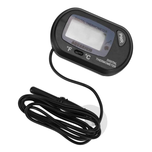 GARIOUANS Mini Digitales Aquarium Thermometer Hoher Präzision Handlich mit Großem Display für Fischbecken Terrarien Indoor Outdoor Temperaturmessung von GARIOUANS