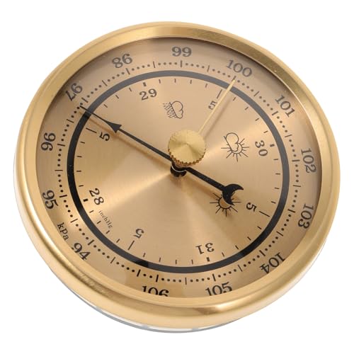 GARIOUANS Multifunktionales Barometer mit Anzeige Tragbares Luftdruckmessgerät für Zuhause Leichtes Kompaktes Design Einfach Bedienbar Großes Display für Präzise Wettervorhersage und von GARIOUANS