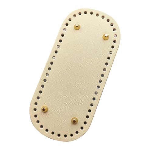 GARIOUANS Ovaler Taschenboden aus Langlebigem PU Leder Apricot Handgefertigtes DIY Taschenboden Accessoire für Strick und Handtaschen Schützend und Dekorativ für Damen Taschen GARIOUANS Ovaler Taschenboden aus Langlebigem PU Leder Apricot Handgefertigtes DIY Taschenboden Accessoire für Strick und Handtaschen Schützend und Dekorativ für Damen Taschen von GARIOUANS