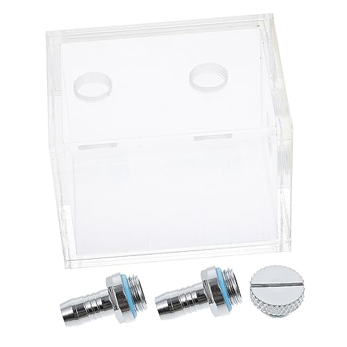GARIOUANS PC Wasserkühlung Tank Reservoir DIY Computer Flüssigkeitskühler Transparent Hoher Druck Einfach zu Befüllen für CPU Wasserblock System GARIOUANS PC Wasserkühlung Tank Reservoir DIY Computer Flüssigkeitskühler Transparent Hoher Druck Einfach zu Befüllen für CPU Wasserblock System von GARIOUANS