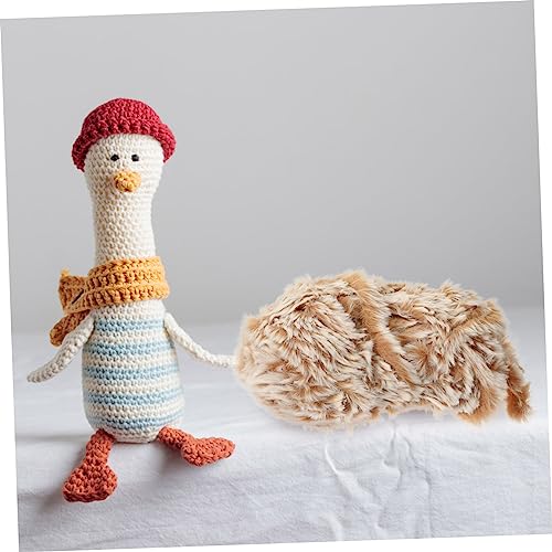 GARIOUANS Polyester Häkelgarn Vielseitiges Strickgarn für DIY Puppen Häkeln Haushalt Handarbeit Weiches Atmungsaktives Garn mit Bunter Farbkombination und Hoher Flexibilität von GARIOUANS