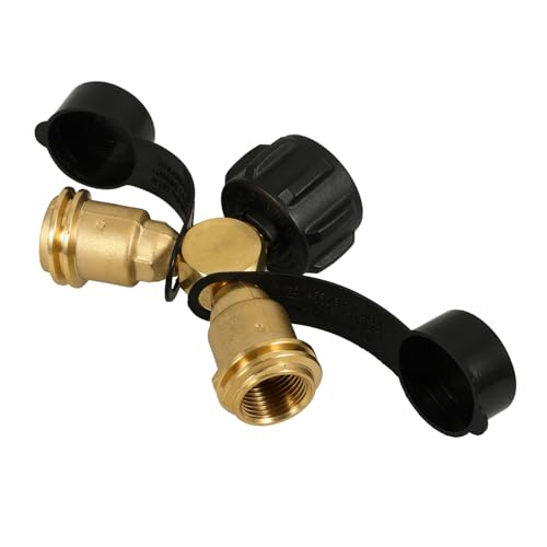 GARIOUANS Propangas Verteiler Y Adapter Splitter für Gasflaschen Robuster Verschleißfester Tankverteiler mit Dichtwirkung Einfache für Grill Campingkocher Heizgerät Vielseitig Einsetzbar GARIOUANS Propangas Verteiler Y Adapter Splitter für Gasflaschen Robuster Verschleißfester Tankverteiler mit Dichtwirkung Einfache für Grill Campingkocher Heizgerät Vielseitig Einsetzbar von GARIOUANS