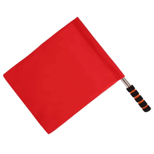 GARIOUANS Referee Flag mit Signal Edelstahlstab und Schwammigem Griff Leichte Handflagge für Fußball Schiedsrichter Linienrichter Warnflagge für Sportwettbewerbe und Spielleitung GARIOUANS Referee Flag mit Signal Edelstahlstab und Schwammigem Griff Leichte Handflagge für Fußball Schiedsrichter Linienrichter Warnflagge für Sportwettbewerbe und Spielleitung von GARIOUANS