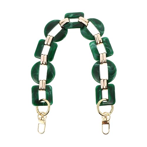 GARIOUANS Resin Bag Chain für Frauen Delicate DIY Handtaschenkette Robustem Leichtem Acryl Vintage Design mit Abnehmbaren Haken für Taschenanpassung von GARIOUANS