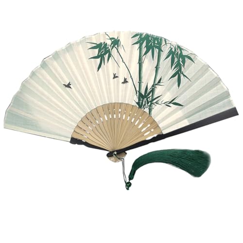 GARIOUANS Retro Fächer Handfächer Faltbar Stoff Tragbar Handfächer Faltbar Retro Faltfächer Handfächer Manueller Fächer Chinesischer Stil Handfächer GARIOUANS Retro Fächer Handfächer Faltbar Stoff Tragbar Handfächer Faltbar Retro Faltfächer Handfächer Manueller Fächer Chinesischer Stil Handfächer von GARIOUANS