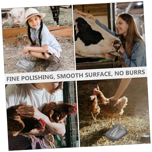 GARIOUANS Robuste Futterschaufel aus Eisen Multifunktionale Vieh und Tierfutter Schaufel mit Ergonomischem Griff Praktisches Farm Feed Tool für Rinder Schafe und Pferde Silberfarben GARIOUANS Robuste Futterschaufel aus Eisen Multifunktionale Vieh und Tierfutter Schaufel mit Ergonomischem Griff Praktisches Farm Feed Tool für Rinder Schafe und Pferde Silberfarben von GARIOUANS