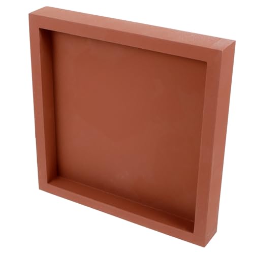 GARIOUANS Topfteller Quadratisch Dickes Tablett Aus Kunststoff Pflanzentablett Für Garten Blumentopftablett rutschfest Rot Innen GARIOUANS Topfteller Quadratisch Dickes Tablett Aus Kunststoff Pflanzentablett Für Garten Blumentopftablett rutschfest Rot Innen von GARIOUANS