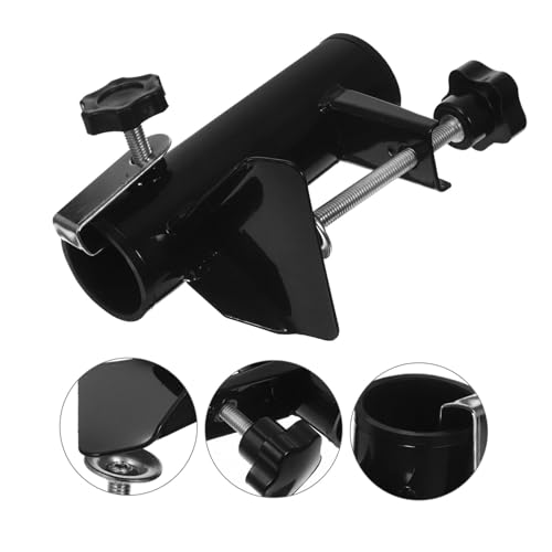 GARIOUANS Robuster Sonnenschirmhalter Balkon Klemme aus Hochleistungsmaterial Sicherer Outdoor Schirmclip für Terrasse Garten und Strand Leichter Regenschirmhalter für UV Schutz und von GARIOUANS