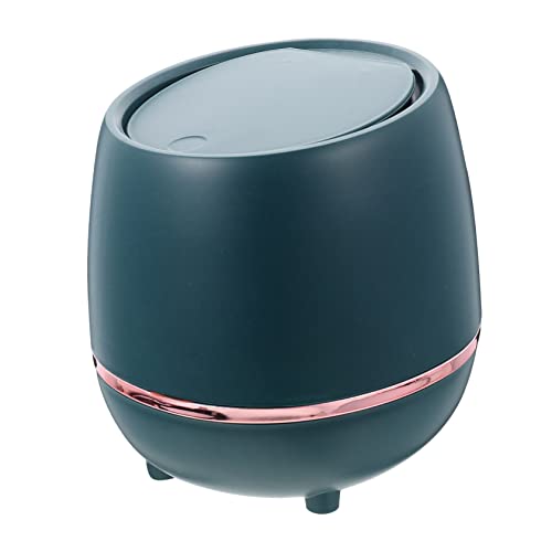 GARIOUANS Robuster Verschleißfester Desktop Mülleimer mit Klappdeckel Multifunktionaler Mini Tischabfalleimer für Küche Wohnzimmer Büro Platzsparender Langlebiger Haushaltsabfallbehälter in von GARIOUANS