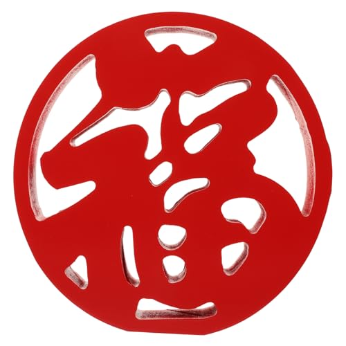 GARIOUANS Rote Holz Fu Zeichen Deko für Hochzeit Zimmerdekoration Traditionell Chinesisch Romantisch Geeignet für Hochzeitsfeier Wohnzimmer Tischdeko GARIOUANS Rote Holz Fu Zeichen Deko für Hochzeit Zimmerdekoration Traditionell Chinesisch Romantisch Geeignet für Hochzeitsfeier Wohnzimmer Tischdeko von GARIOUANS