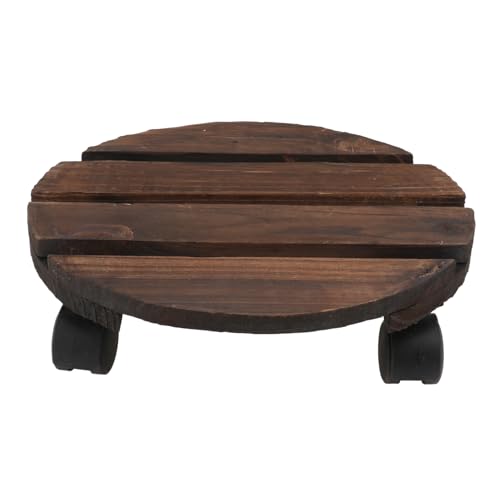 GARIOUANS Runder Beweglicher Blumentopf Untersetzer Karbonisiertem Robuste Pflanzentopfhalterung mit Universalrollen Pflanzentopf Tablett zum Schutz von Boden und Oberfläche GARIOUANS Runder Beweglicher Blumentopf Untersetzer Karbonisiertem Robuste Pflanzentopfhalterung mit Universalrollen Pflanzentopf Tablett zum Schutz von Boden und Oberfläche von GARIOUANS