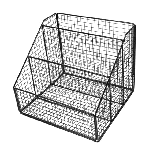 GARIOUANS Schwarzes Mittleres Mehrschichtiges Metall bücherregal für Schreibtisch Dekorativer Stabiler Organizer für Akten Magazine und Bücher Platzsparend für Büro und Zuhause GARIOUANS Schwarzes Mittleres Mehrschichtiges Metall bücherregal für Schreibtisch Dekorativer Stabiler Organizer für Akten Magazine und Bücher Platzsparend für Büro und Zuhause von GARIOUANS