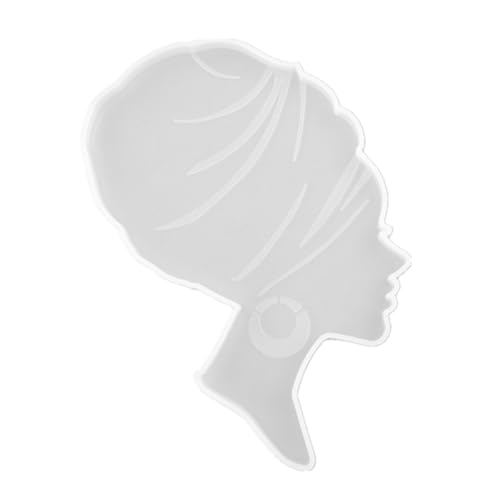 GARIOUANS Silikonform Untersetzer Gießform Lady Kopf Epoxidharz DIY Basteln Flexible Transparente Silikonform für Kaffeetablett Cup Mat Desktop Ornament GARIOUANS Silikonform Untersetzer Gießform Lady Kopf Epoxidharz DIY Basteln Flexible Transparente Silikonform für Kaffeetablett Cup Mat Desktop Ornament von GARIOUANS