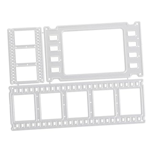GARIOUANS Stanzform Filmrolle aus Edelstahl Langlebig Robust für DIY Scrapbooking Karten Basteln Vielseitig Einsetzbar Prägeschablonen Kompatibel mit Stanzmaschine von GARIOUANS
