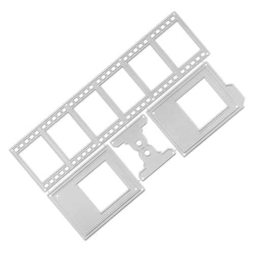 GARIOUANS Stanzform für Papierbasteln und Kartengestaltung DIY Prägeschablone aus Carbonstahl Rechteckiger Rahmen für Scrapbooking Kreative Handarbeiten von GARIOUANS